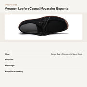 Mocassini Casual per Donna - Slip-on - Bassa Suola - Design Comodo