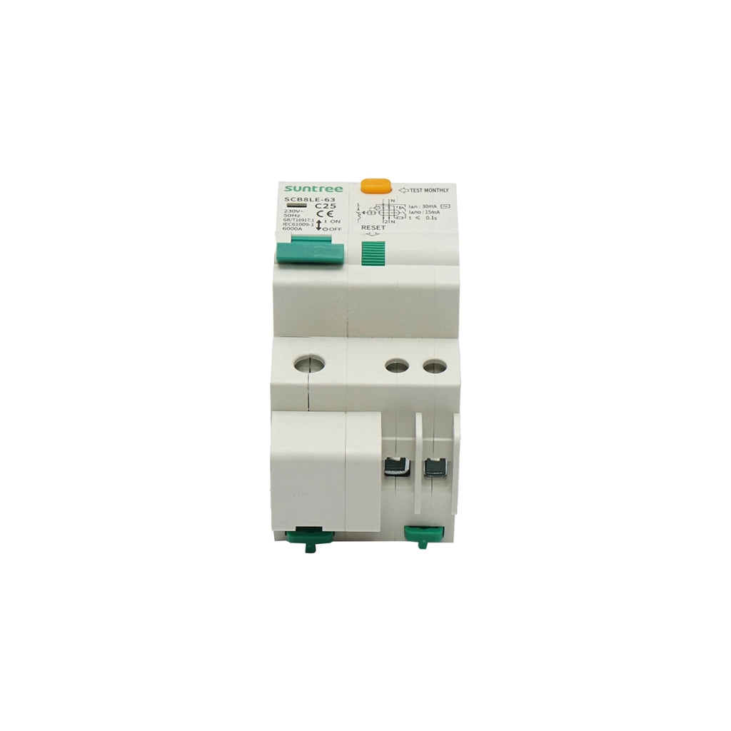Sicurezza differenziale 1P+N, 25A, 30mA Suntree