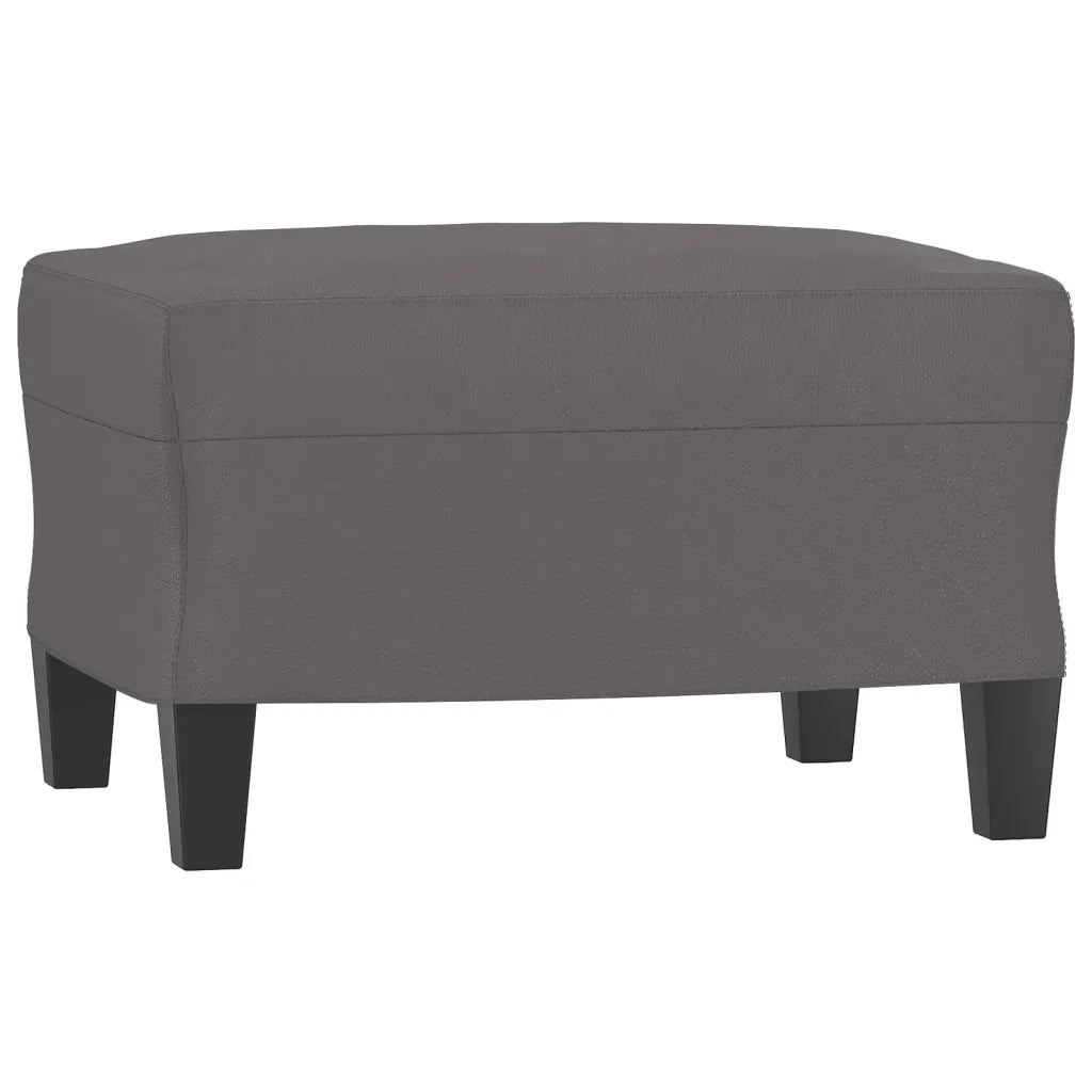 Set di Divani 4 pz con Cuscini Grigio in Similpelle 3201345
