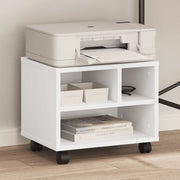 Supporto per Stampante con Ruote Bianco 41x32x34,5 cm 840611
