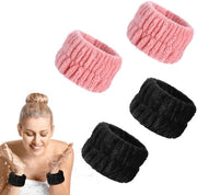 Bende assorbenti per il viso - 2 Paia di bende morbide di cotone - Bende per pulire il viso - Cura della pelle - Leggero - Materiale ultra-assorbente - Bende per pulire il viso