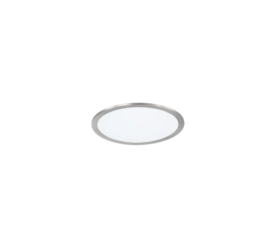 Plafoniera Led Soffitto Tonda Interno Dimmer Acciaio 30 cm Griffin GD Trio