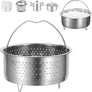 Insetto per vapore per pentola - Insetto per setaccio per pentole, pentola ad alta velocità - Per il vapore di verdure, pesce, frutta, uova - 20 cm, acciaio inossidabile