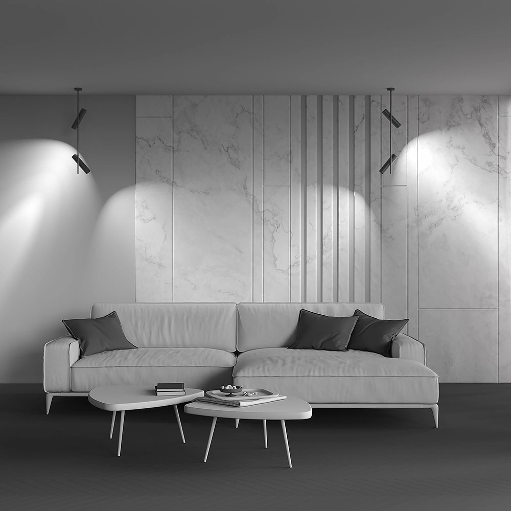 Plafoniera Maytoni Elti nera 2xGU10 77 cm alluminio