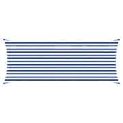 Vela Parasole | Telo Ombra | Vela da ombra solare Blu e Bianco 5 x 2 m