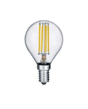 Lampadina LED sfera trasparente E14 4W 2700K Trio