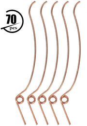 Accessori per Pianoforte - Veren in Acciaio - 70 Pezzi - Pianoforte - Accessori per Riparazione - Sostituzione delle Cinghie Usurate - Alta Qualità - Cinghie per Pianoforte in Acciaio