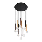 Lampada sospensione Alinos multicolor 14 LED 58W Italux