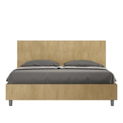 BS COM Letto matrimoniale con rete 160x190 quercia