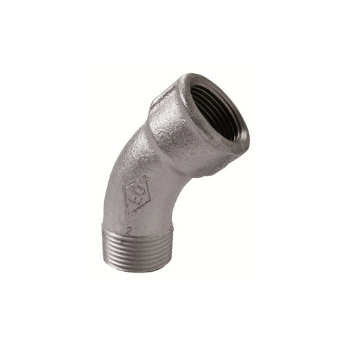 CURVA LUNGA MF 45  ° ZINCATA- 3- ATUSA- pezzi 1