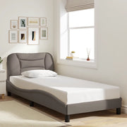 Giroletto senza Materasso Hvar Tortora 90x190 cm Tessuto