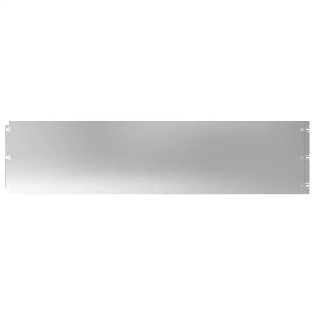 Bordura per Prato 20 pz 25 x 103 cm Acciaio zincato Argento 860177