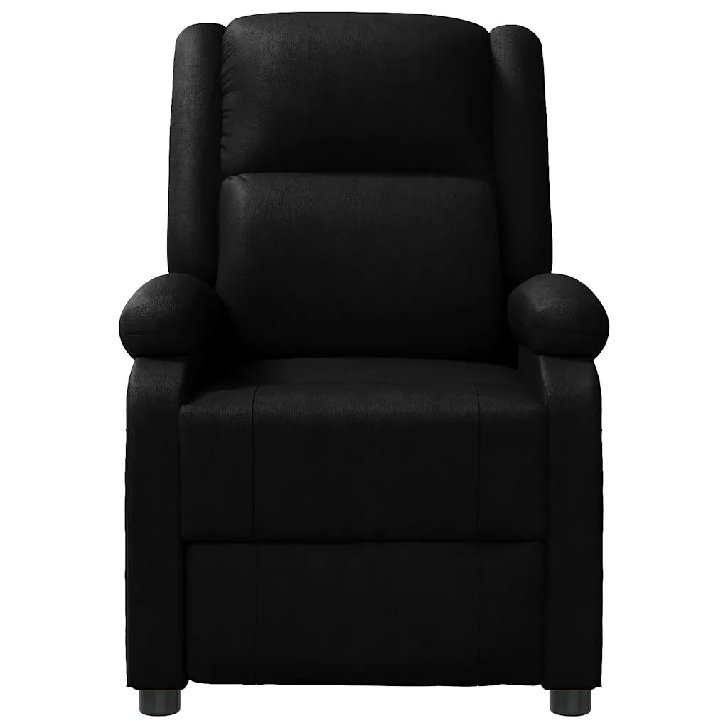 Poltrona Massaggiante Nera in Similpelle 340162