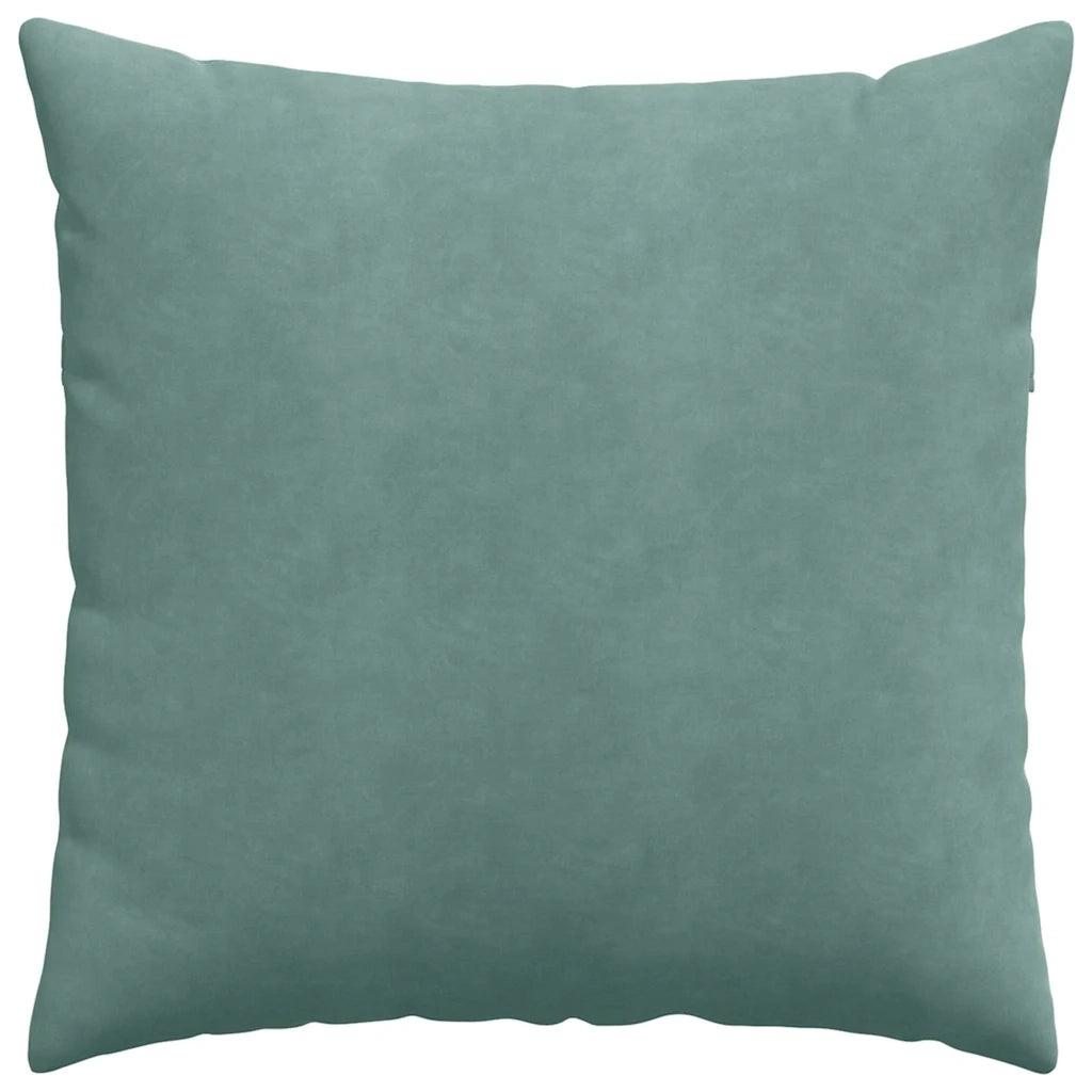 Cuscini da Divano 2 pz | Cuscini per sedie Verde Mare 60 x 60 cm Tessuto in Cords