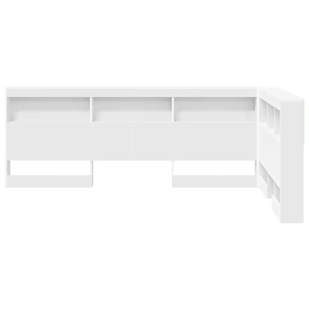vidaXL Testata contenitore Bianco 120 cm Legno multistrato