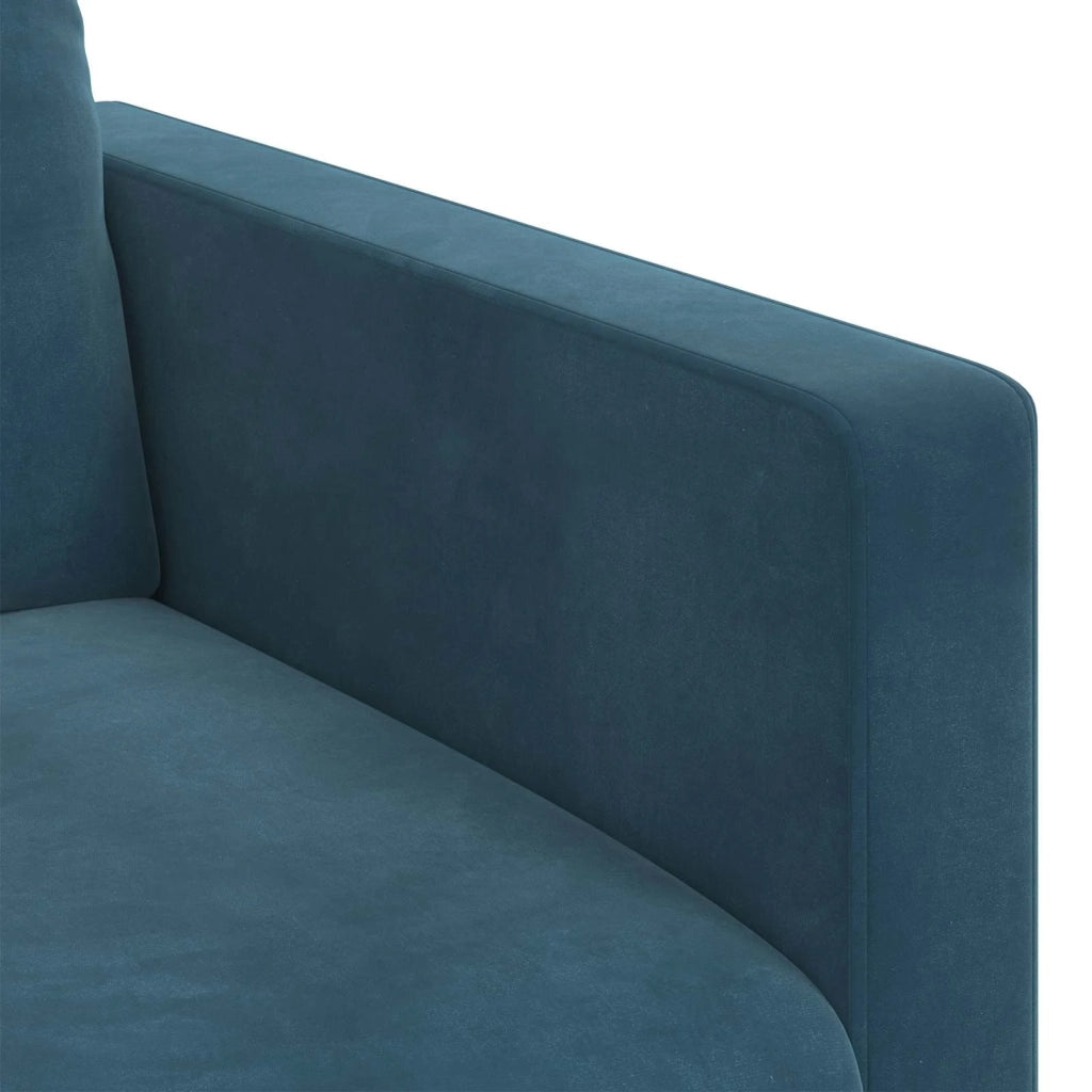 Set di divani 2 pcs Blu 198 x 78 x 80 cm Velluto 3407603