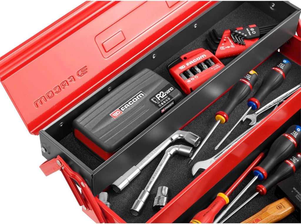 R2NANO.PG - Set utensili da lavoro inserti 1/4” e set chiavi a bussola per avvitatura 38 pz.