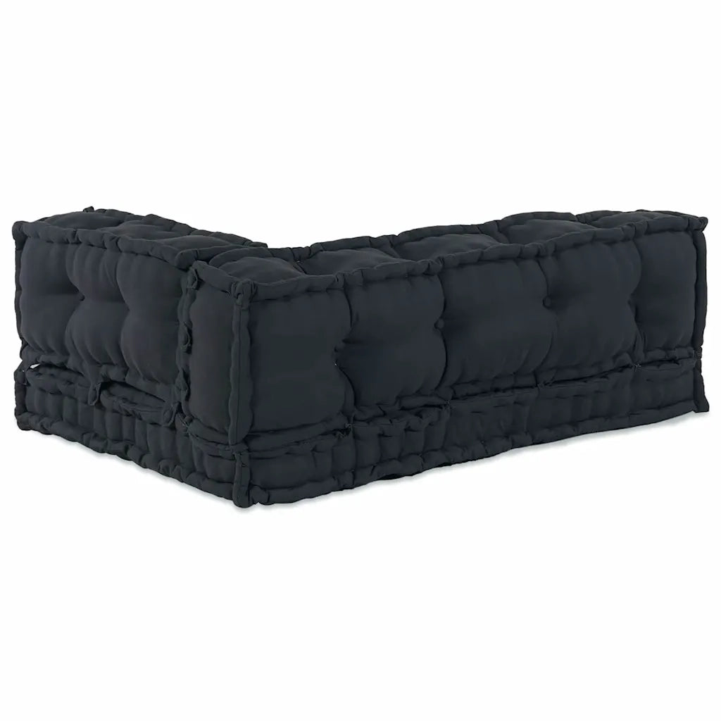 Cuscino per Divano Pallet 3 pcs Antracite 120 x 80 x 38 cm 4019083