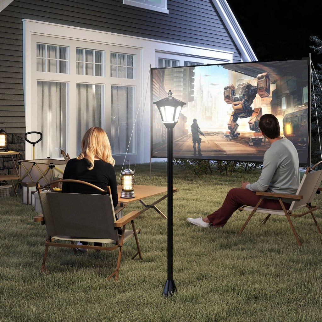 Lanterna Solare LED da Giardino con Picchetto 30 Lumen ¨C Xylo ¨C Nero 120cm