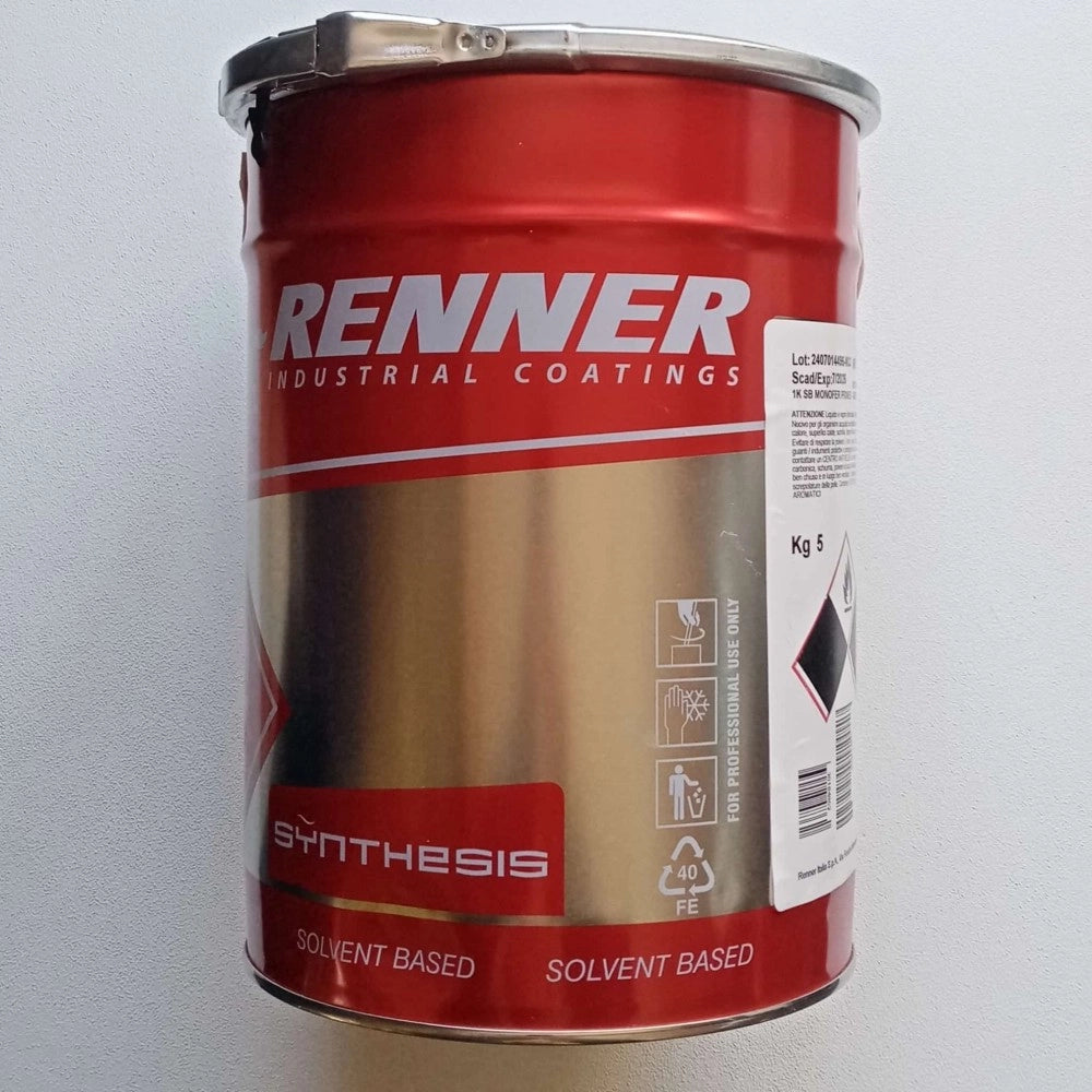 Renner monoren 5kg smalto opaco - tutti i ral 1000 - base nitro a rapida essiccazione, colore  ral 1001 - beige
