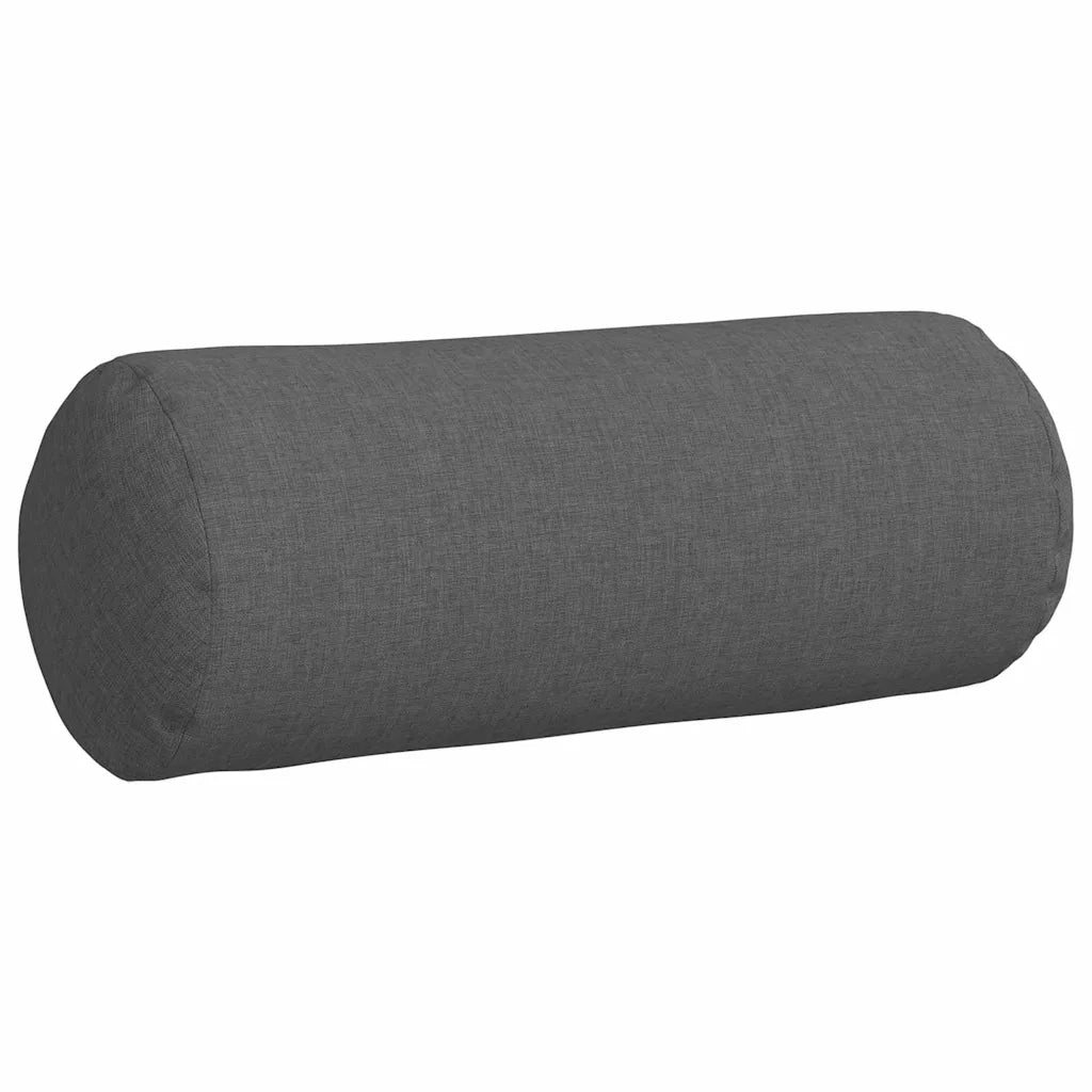 Cuscini a rullo 2 pcs Grigio scuro Ø 15 x 40 cm Tessuto 42014269