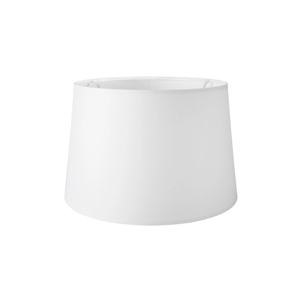 Lampada da terra in tessuto bianco 38x24.5 cm