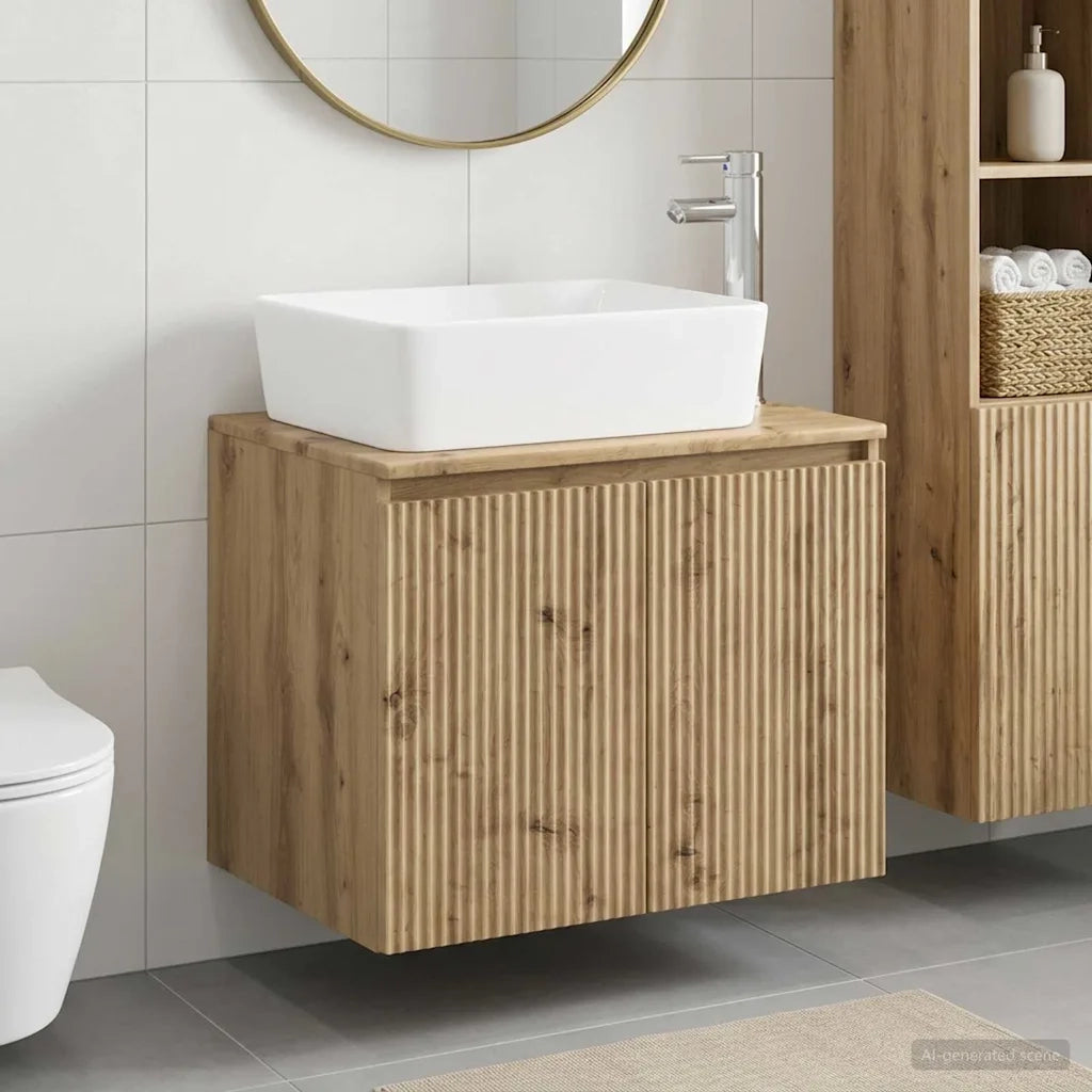 Set di mobili per il bagno Rovere Artigianale 3404339