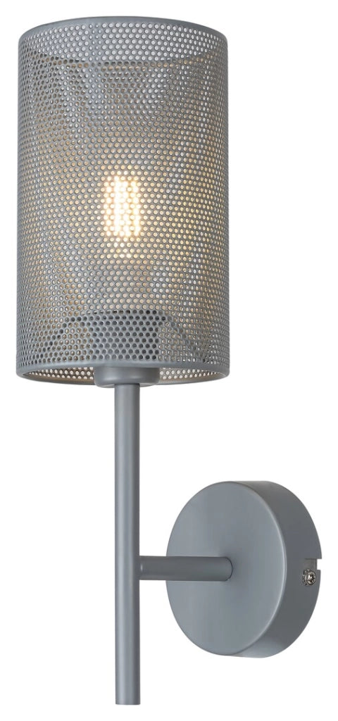 Applique moderna in metallo grigio E14 Rabalux Callia