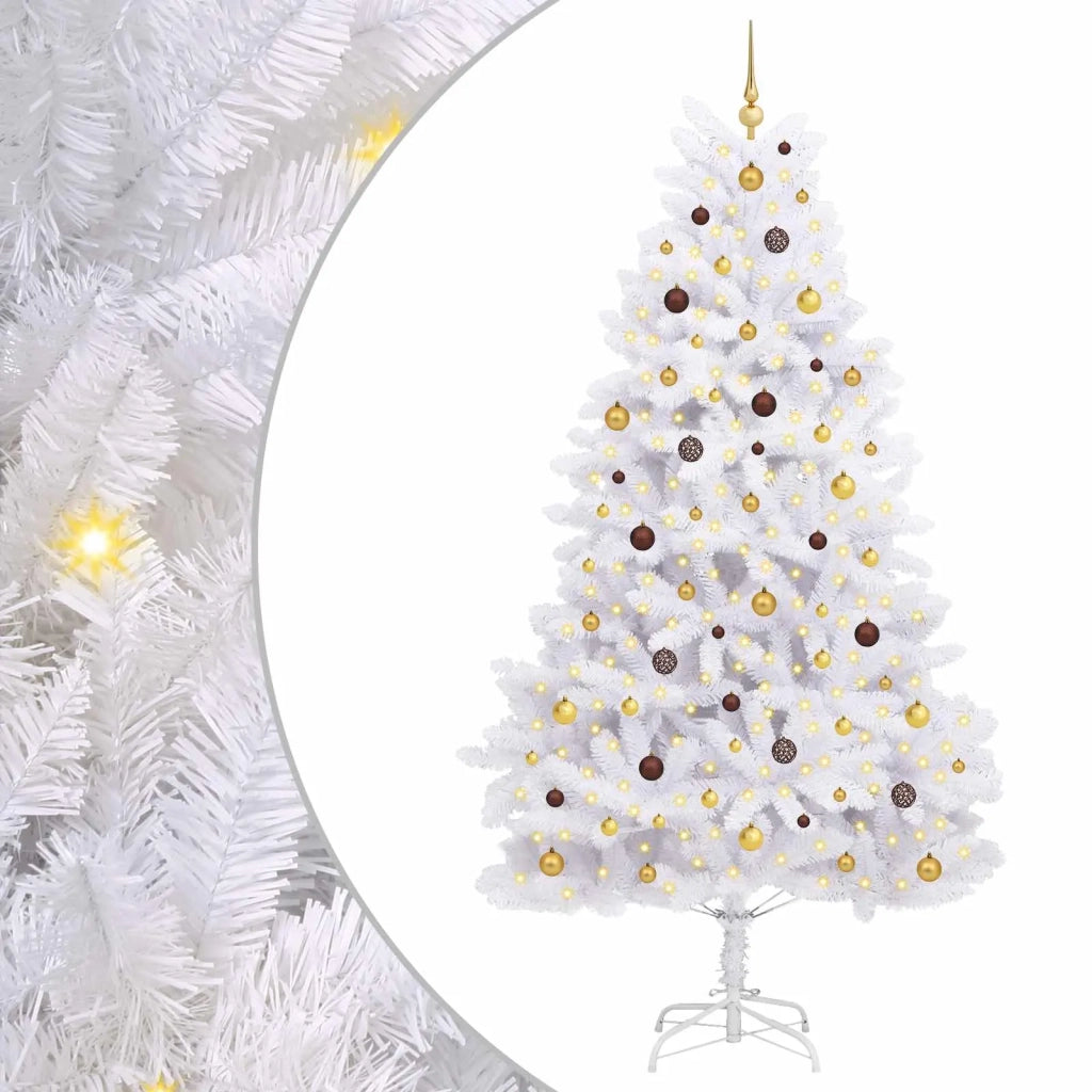 Albero di Natale artificiale Bianco 128 x 128 x 270 cm 3210136