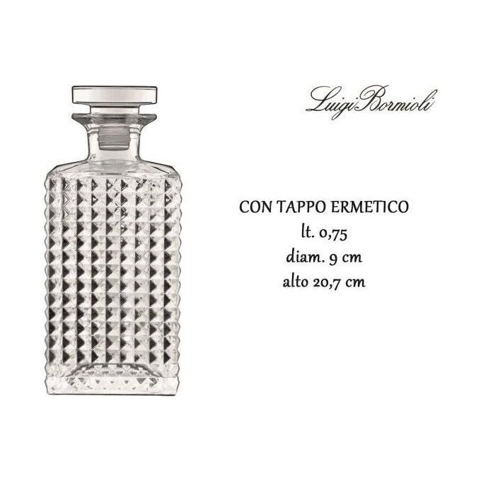 Bormioli Bottiglia Quadrata Decanter Elixir 0,75Lt