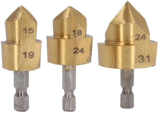 Collettore di Trapano 3-in-1 con Asta a 1/4" per Precisazioni
