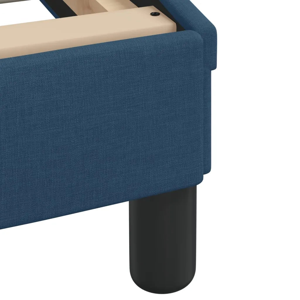 Letto con Materasso Dover Blu 120x200 cm in Tessuto