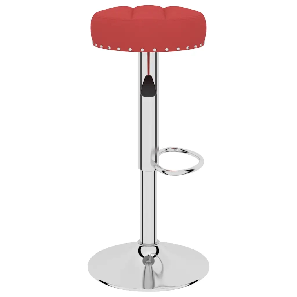 Sgabelli da Bar 2 pz Rosso Vino in Tessuto 332979