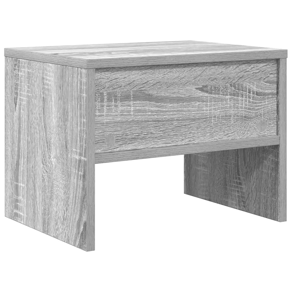 Comodino Grigio Sonoma 40x30x30 cm in Legno Multistrato 815239