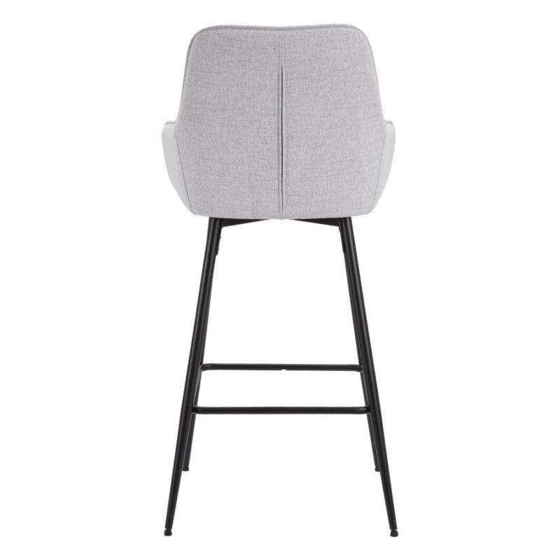 Sgabello Bar Grey Set 2 Pz cm 55x55x109