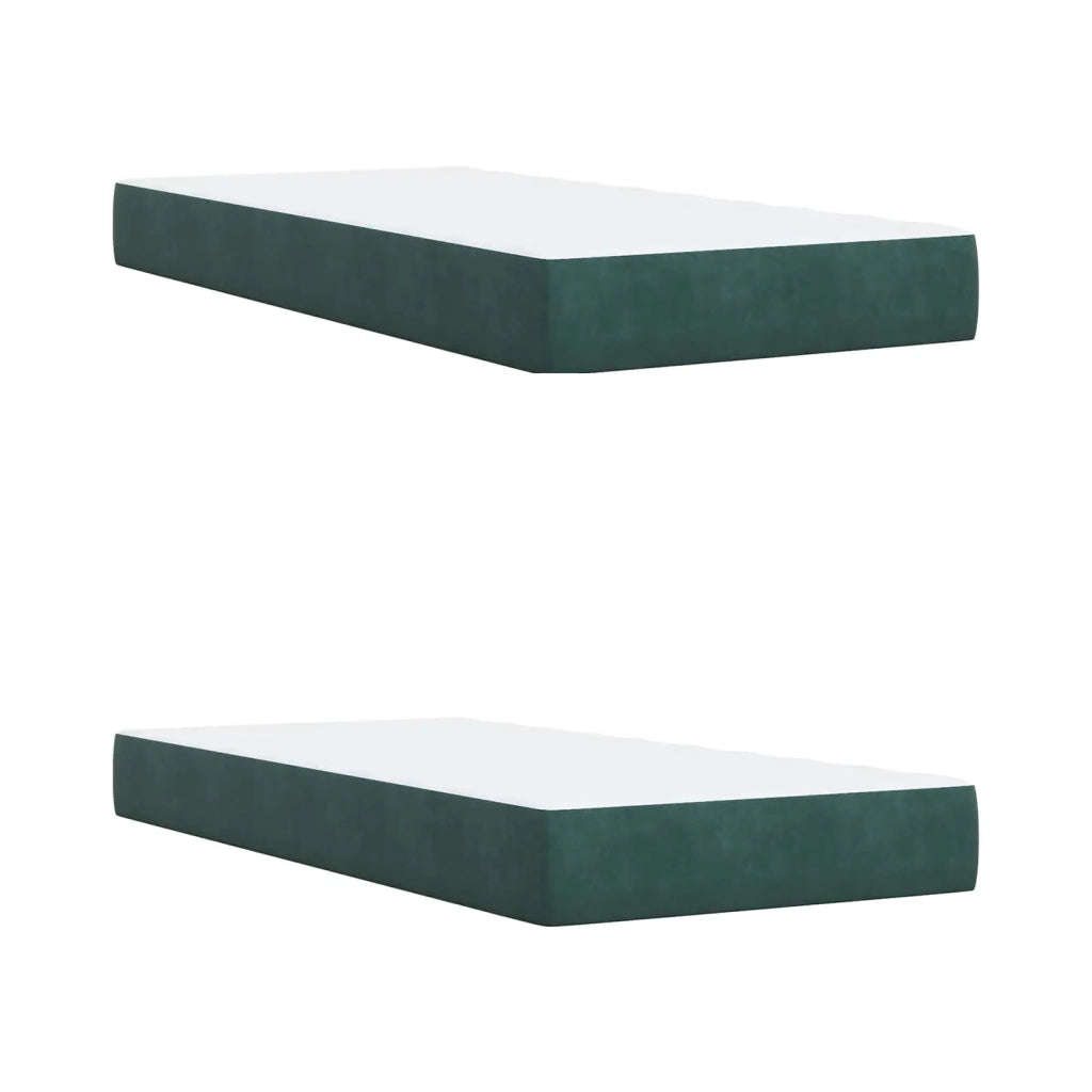Letto con contenitore LED e materasso Verde Scuro 200 x 200 cm 3460287