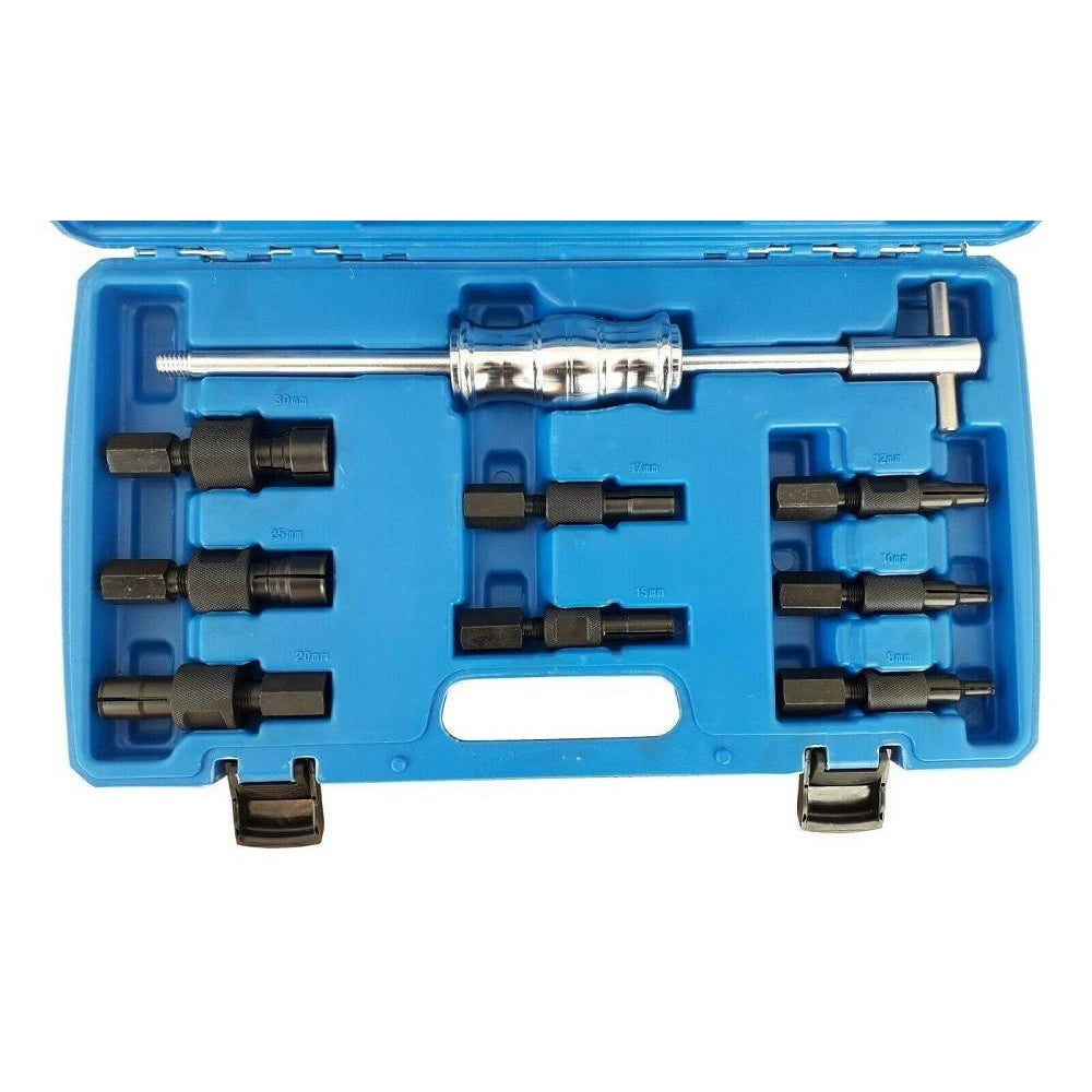 Trade Shop - Kit Estrattore Per Cuscinetti Interni Martello Scorrevole 9 Pezzi -