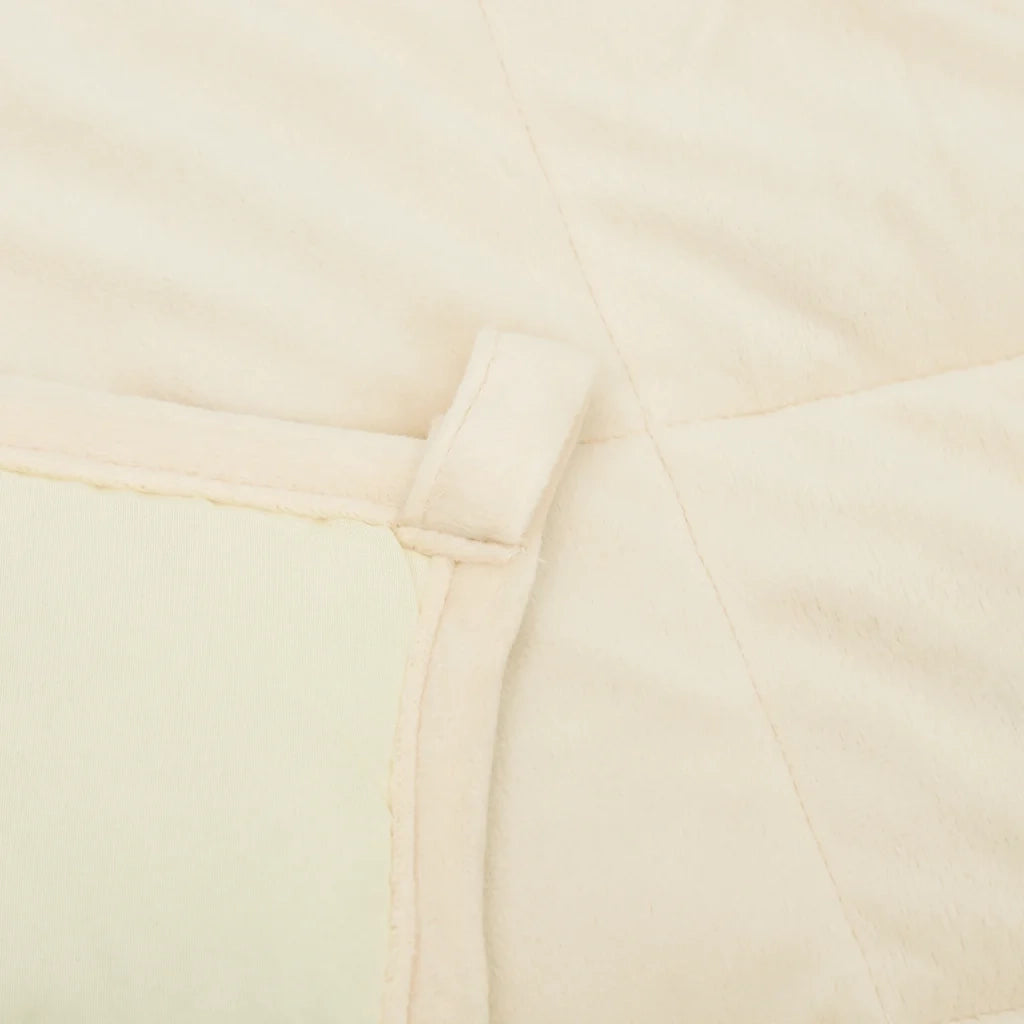 Coperta Ponderata Crema Chiaro 200x225 cm 13 kg Tessuto 350817