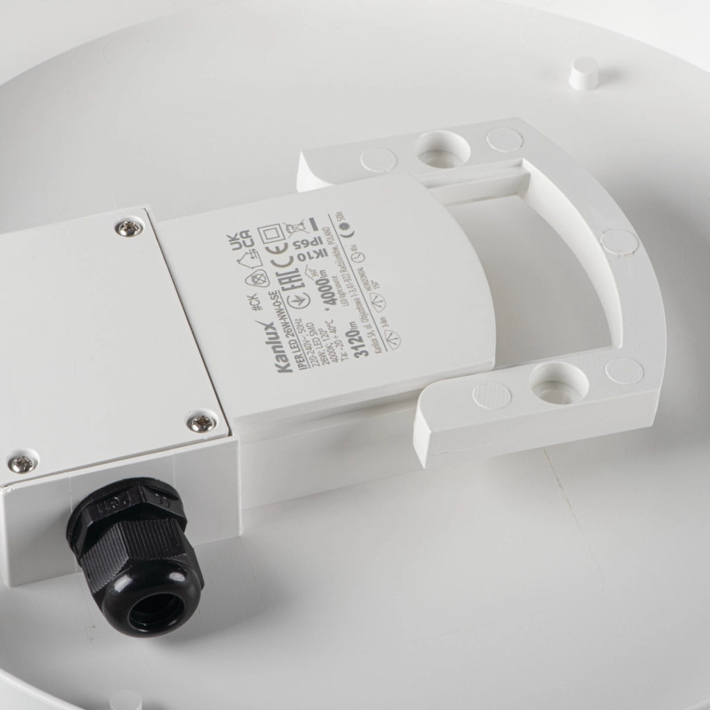 Plafoniera LED con sensore 35cm 35W bianca Kanlux Iper