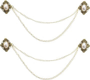 Clip per pullover vintage cardigan - set da 2 (oro)