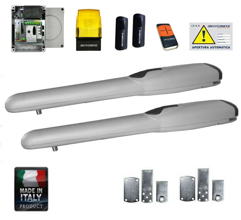 KIT AUTOMAZIONE CANCELLO BATTENTI SI ADATTA A FAAC BFT CAME SERAI AUTOMATICO 1
