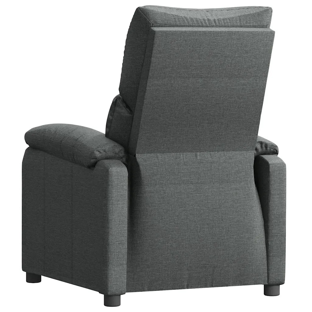 Poltrona Reclinabile in Tessuto Grigio Scuro 340178