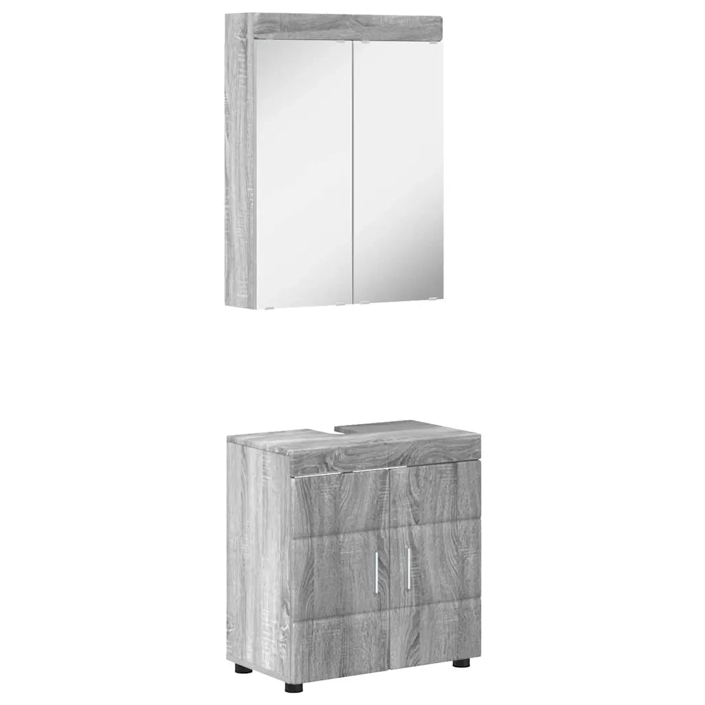 Set di mobili per il bagno TULUM 2 pcs Grigio Sonoma 3398020