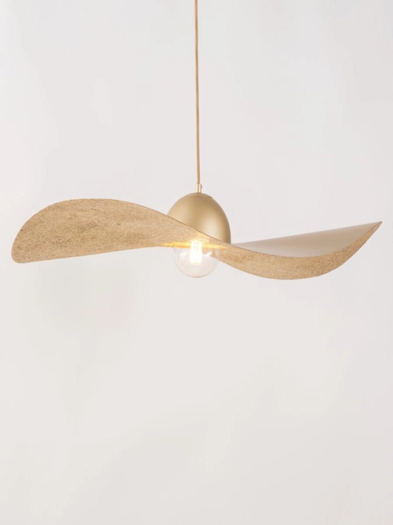 Lampada a sospensione Kapello a cappello oro Ø76 E27 Sigma