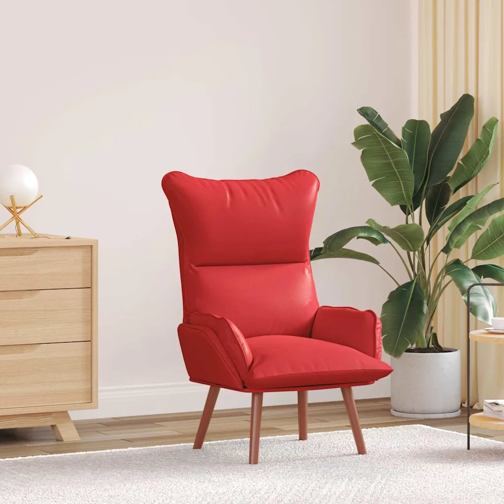 poltrona Rosso 69 x 74 x 93 cm Pelle Artificiale 42001861