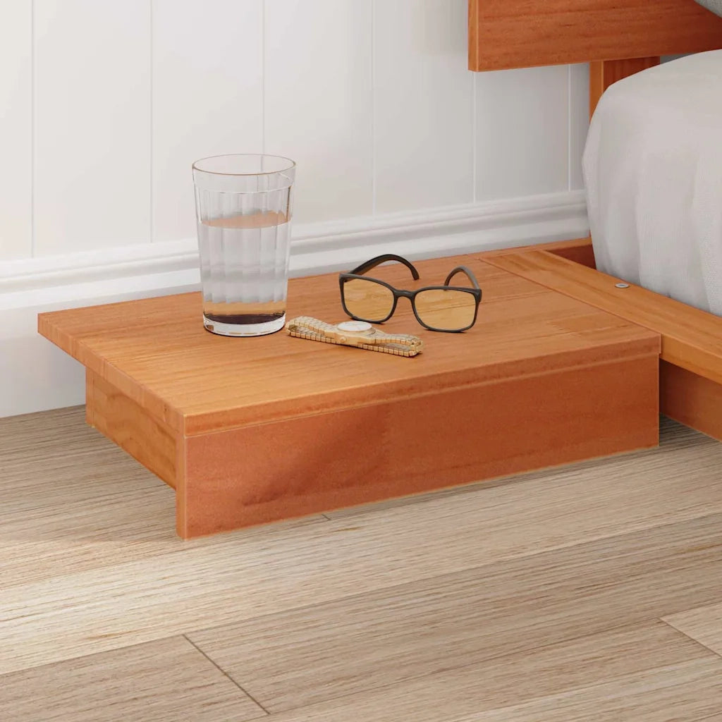 Struttura del letto-Giroletto Marrone 135 x 190 cm legno 353032