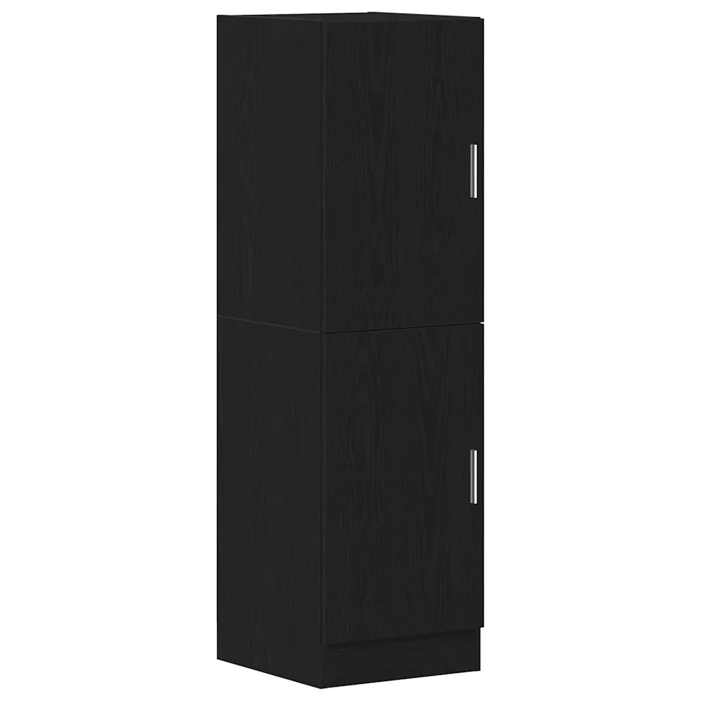 Set di Armadio pensile | Mobili da Cucina 2 pz Nero in Truciolato