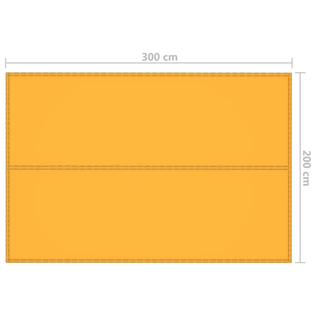 Telone per Esterni 3x2 m Giallo 489709