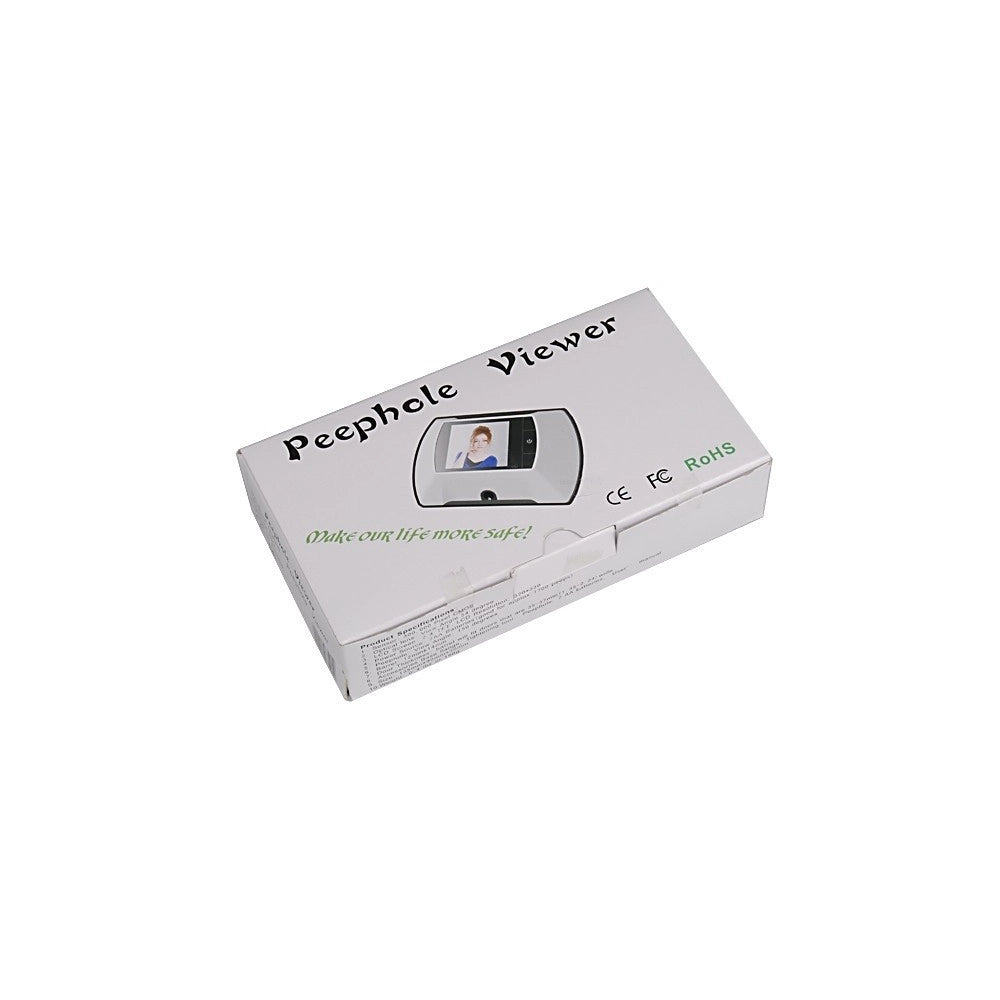 Trade Shop - Spioncino Elettronico Telecamera Display Digitale Scatta Foto Colori Lcd 2,4" -