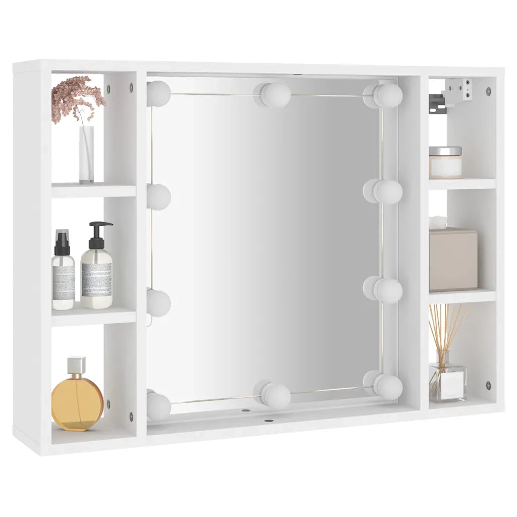 Mobile a Specchio con LED Bianco 76x15x55 cm CFW6505120